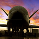The X-37B unmanned spaceplane.